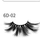Nethong 25mm mink false eye lashes 6D three-dimensional messy cross-eye lashes Europe and the United States cross-border for eye lashes - EX-STOCK CANADA