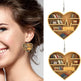 New Book Lovers Heart Librarian Earring - EX-STOCK CANADA