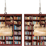 New Book Lovers Heart Librarian Earring - EX-STOCK CANADA