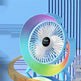 New Bright Night Light Charging Fan Desktop Silent Mini Electric Fan Portable Fan USB - EX-STOCK CANADA