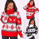 New Christmas Jacquard Turtleneck Long Sleeve Sweater - EX-STOCK CANADA