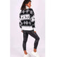 New Christmas Jacquard Turtleneck Long Sleeve Sweater - EX-STOCK CANADA