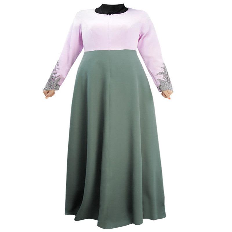 New color matching Arab long skirt - EX-STOCK CANADA