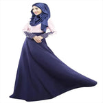 New color matching Arab long skirt - EX-STOCK CANADA