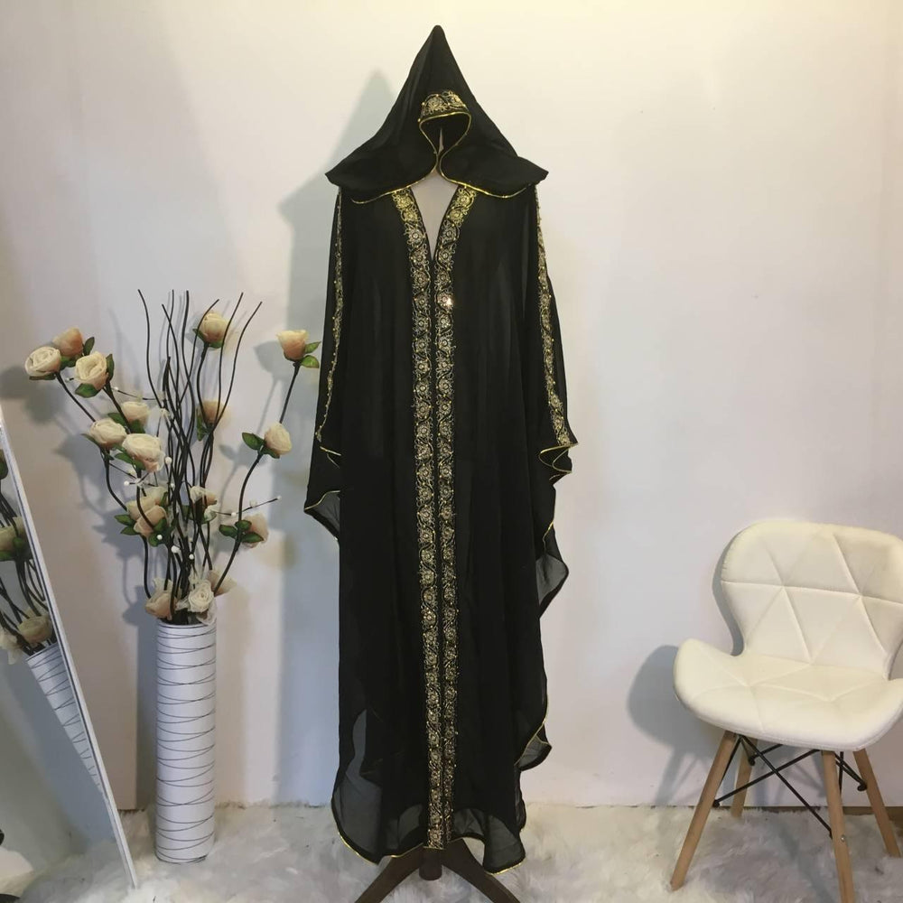 New Fashion Elegant Loose Arab Robe Dress - EX-STOCK CANADA