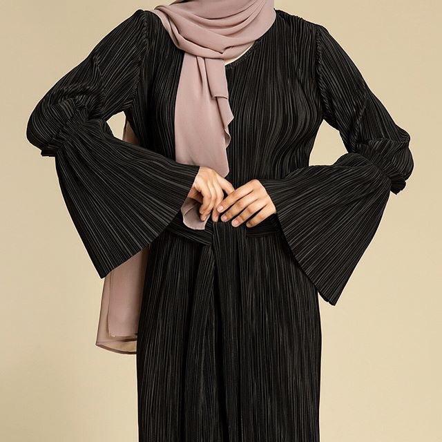 New Fashion Pleated Long Skirt Arab Dress - EX-STOCK CANADA
