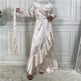 New Fashion Women's Clothing Patchwork Arab Dress - EX-STOCK CANADA