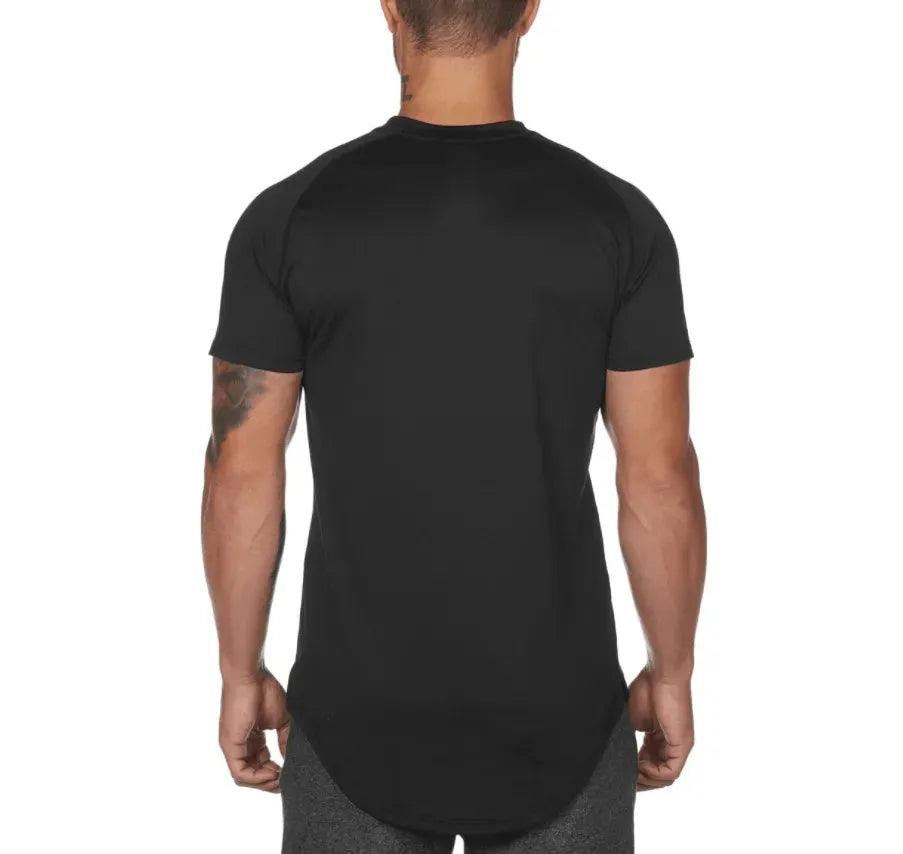 New Gym Wear Plain Shirts Custom Mens Fitness Sports Clothing - EX-STOCK CANADA