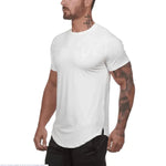 New Gym Wear Plain Shirts Custom Mens Fitness Sports Clothing - EX-STOCK CANADA