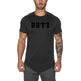 New Gym Wear Plain Shirts Custom Mens Fitness Sports Clothing - EX-STOCK CANADA