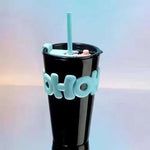 New High Capacity Girl Creative Glass Office Water Cup - EX-STOCK CANADA