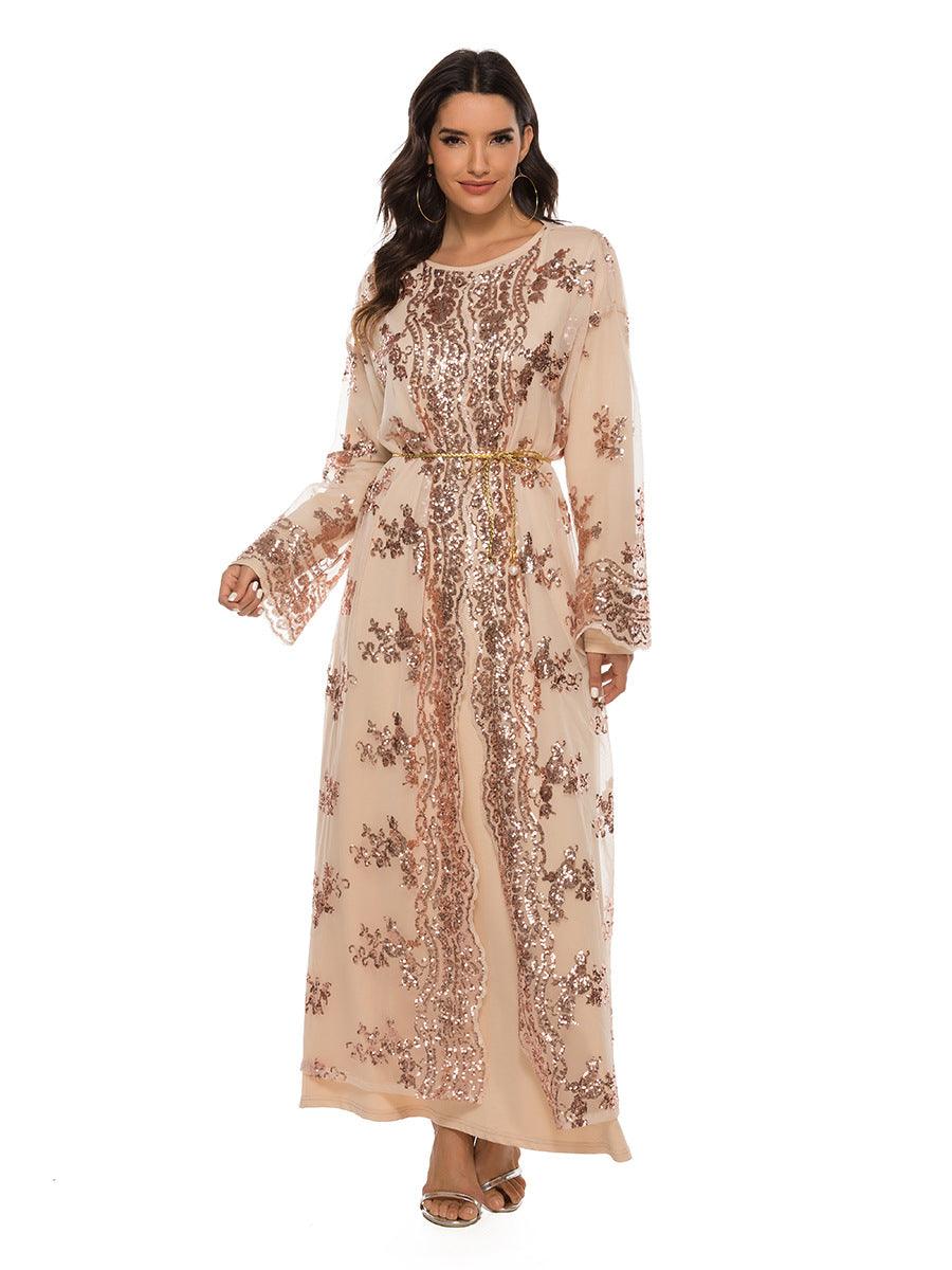 New High Density Sequin Embroidery Arab Robe - EX-STOCK CANADA