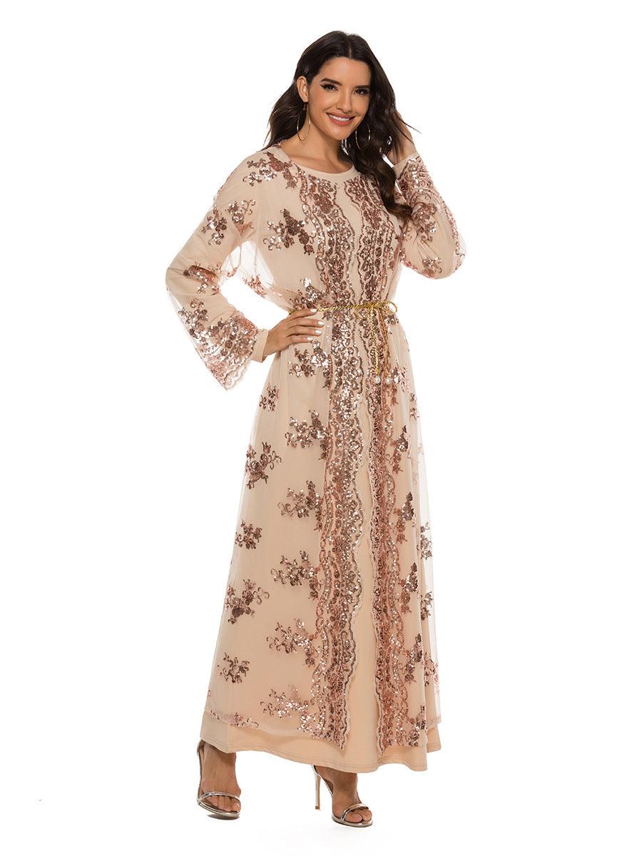 New High Density Sequin Embroidery Arab Robe - EX-STOCK CANADA