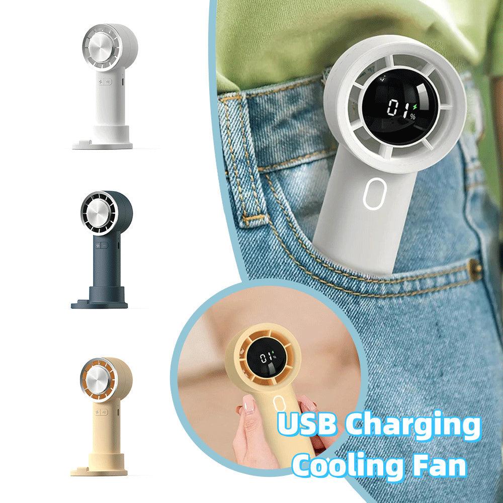 New High Speed Hand Held Fan Cooler Portable Air Conditioner Portable Fan Rechargeable Mini Air Conditioner - EX-STOCK CANADA