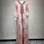 New Hot Diamond Arab Print Dress - EX-STOCK CANADA