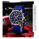 New Men's Silicone Strap Six-pin Steel Strap Business Casual Watch for Men - EX-STOCK CANADA