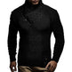 New Men's Turtleneck Sweater Solid Color Long Sleeve - EX-STOCK CANADA