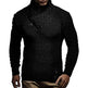 New Men's Turtleneck Sweater Solid Color Long Sleeve - EX-STOCK CANADA
