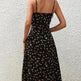 New Polka Dot Print Suspender Dress Summer Sexy Slit Long Dresses For Womens Clothing - EX-STOCK CANADA