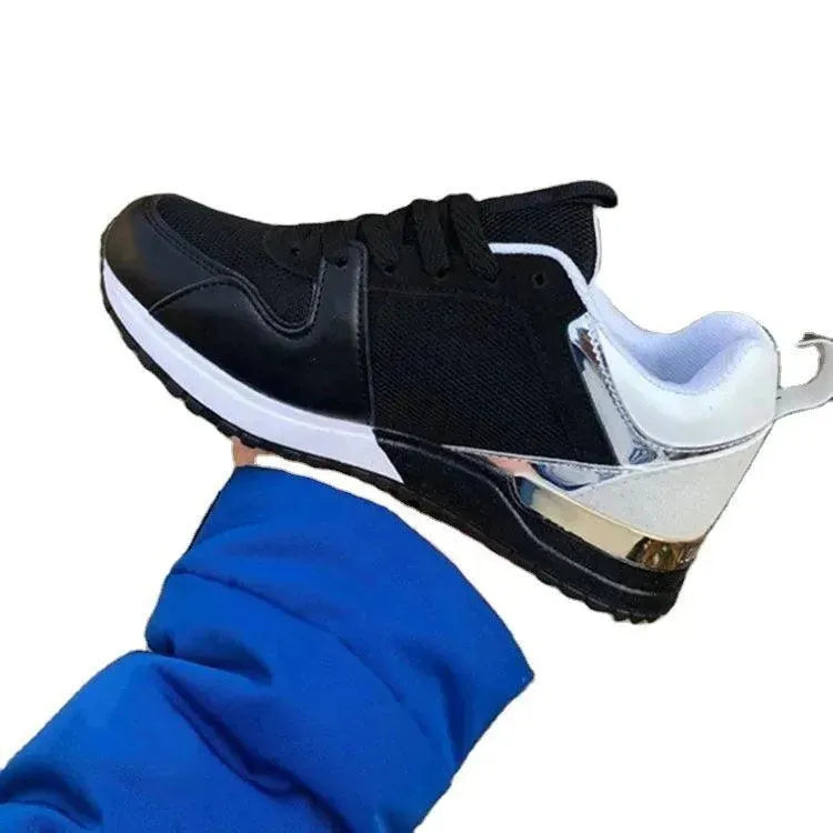 New Summer Breathable Net Shoes Casual Sports Shoes With Increased Thick Sole - EX-STOCK CANADA