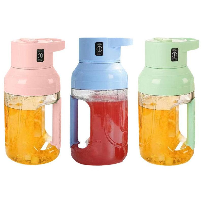 New Summer Electric Juicer Portable Large Capacity 1500ml Juice USB Rechargeable Electric Portable Blender Kitchen Gadgets - EX-STOCK CANADA
