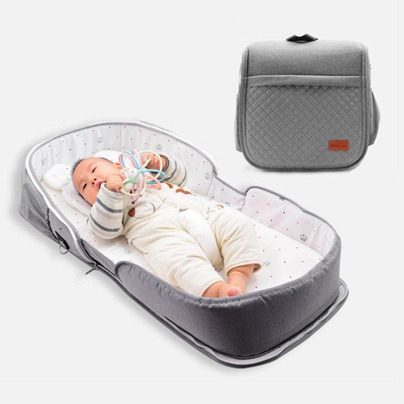 Newborn Baby Crib Foldable And Portable Mobile Backpack - EX-STOCK CANADA
