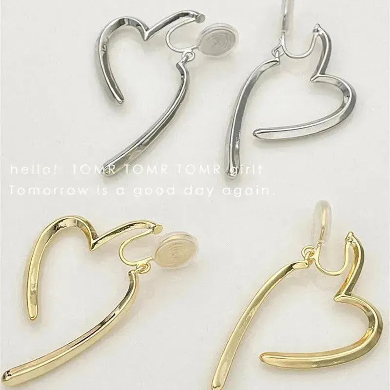 Niche Design Dual-wear Mosquito Coil Ear Clip Female Non-piercing Earrings - EX-STOCK CANADA