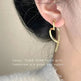 Niche Design Dual-wear Mosquito Coil Ear Clip Female Non-piercing Earrings - EX-STOCK CANADA