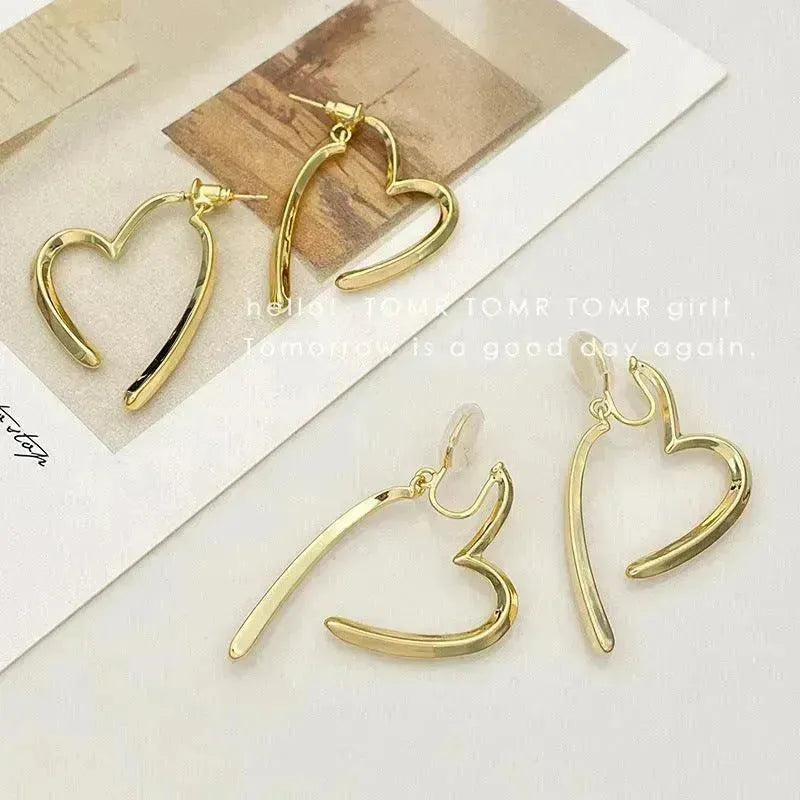 Niche Design Dual-wear Mosquito Coil Ear Clip Female Non-piercing Earrings - EX-STOCK CANADA