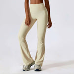 Nude Feel Hip Lifting Yoga High Waist Bootcut Casual Sports Pants And Vest - EX-STOCK CANADA