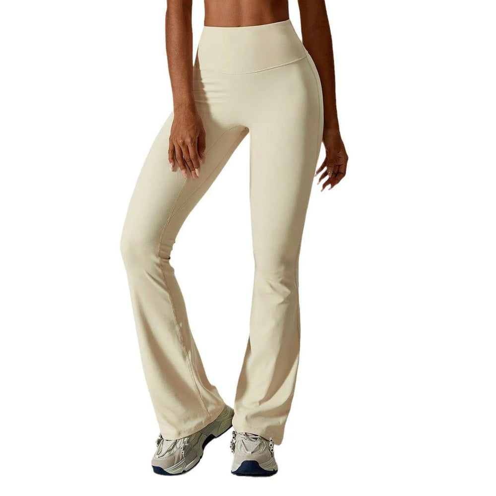 Nude Feel Hip Lifting Yoga High Waist Bootcut Casual Sports Pants And Vest - EX-STOCK CANADA