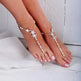 Ocean Style Pearl Elastic Anklet - EX-STOCK CANADA