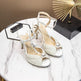 Office Banquet Fish Mouth Wedding Shoes High Heels - EX-STOCK CANADA