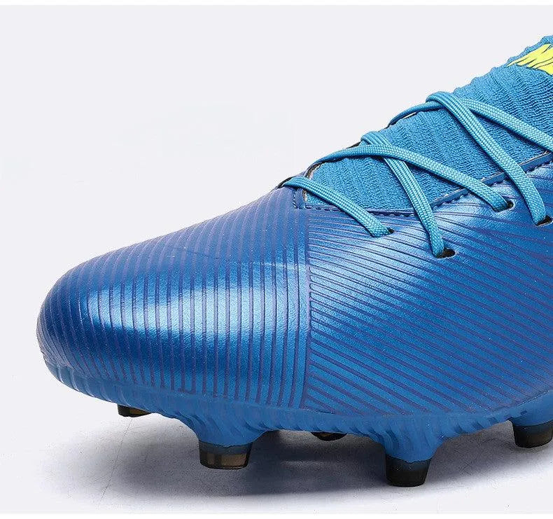 Outdoor High-top Football Boots Turf Soccer Cleats Kids AG Women Soft Football Shoes - EX-STOCK CANADA