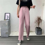 Oversized Women's Drape Suit Pants Loose Straight Leg - EX-STOCK CANADA