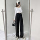 Oversized Women's Drape Suit Pants Loose Straight Leg - EX-STOCK CANADA