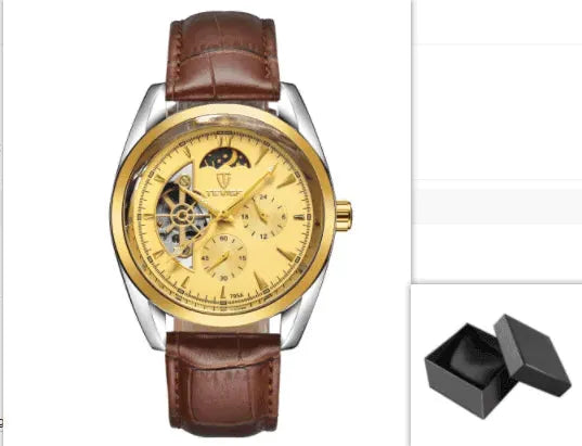 P Katwis Tourbillon watches: Men's starburst waterproof automatic mechanical. - EX-STOCK CANADA