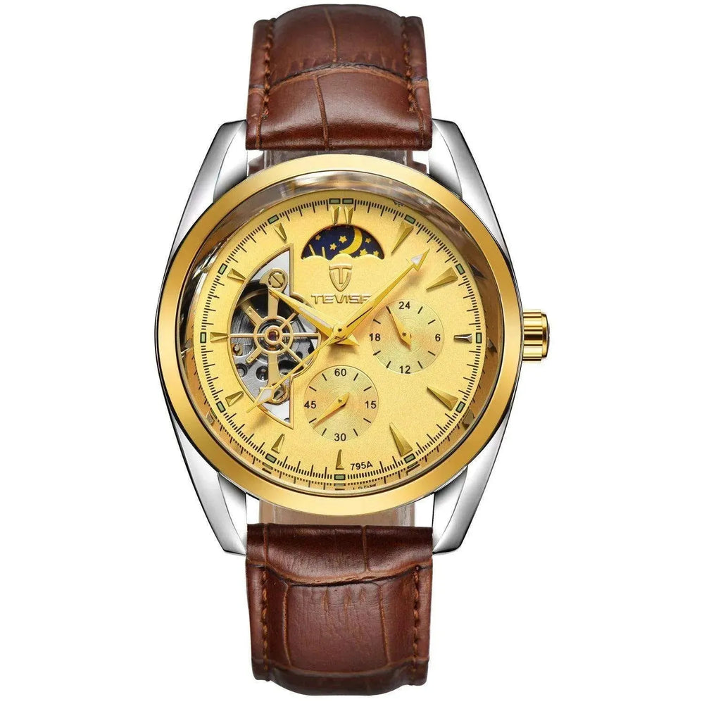 P Katwis Tourbillon watches: Men's starburst waterproof automatic mechanical. - EX-STOCK CANADA