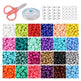 Paint dyed core beads 24 grids - EX-STOCK CANADA