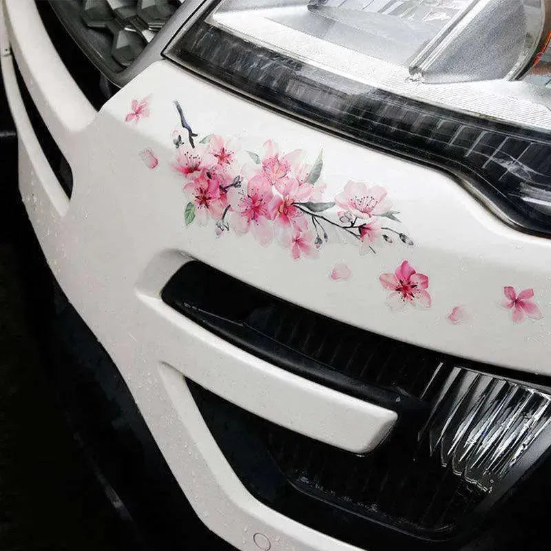 Personalized Creative Cherry Blossom Car Stickers - EX-STOCK CANADA