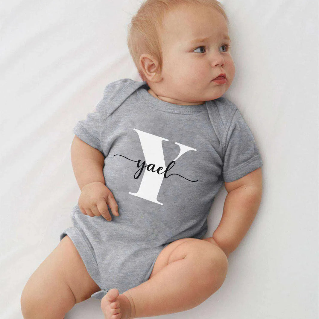 Personalized Newborn Baby Bodysuit Custom Clothing - EX-STOCK CANADA