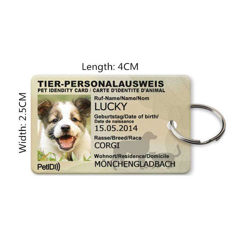 Pet ID card - EX-STOCK CANADA