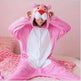 Pink cartoon one-piece pajamas - EX-STOCK CANADA