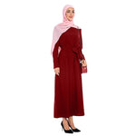 Plain Color Simple Saudi Arabian Arab Dress - EX-STOCK CANADA