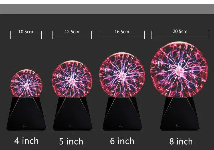 Plasma ball lightning ball electronic magic light electrostatic induction ball - EX-STOCK CANADA