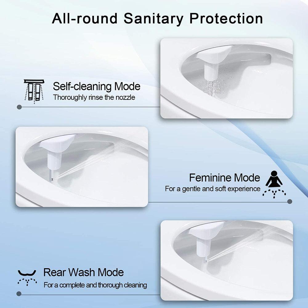 Plastic Manual Toilet Bidet set for Women Wash - EX-STOCK CANADA
