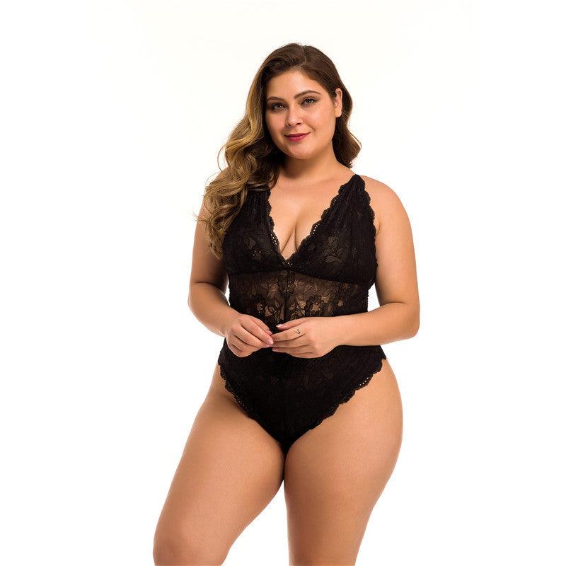 Plus Size Lace Meshsexy Lingerie - EX-STOCK CANADA