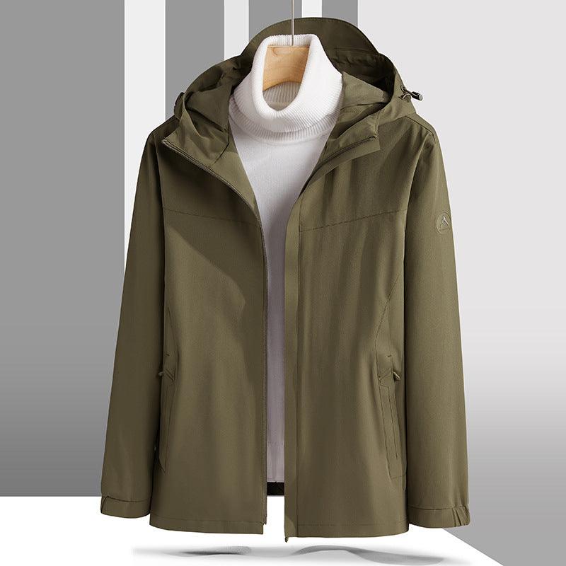 Plus Size Shell Jacket Windproof Waterproof Mountaineering Suit Coat - EX-STOCK CANADA