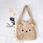 Plush Bag Cute Bear Stereo Ears - EX-STOCK CANADA