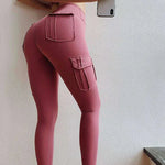 Pocketed Gym Leggings: High Waist, Scrunch Butt - EX-STOCK CANADA